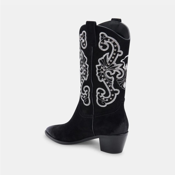 New DOLCE VITA Sula Studded Suede Boots - Picture 6 of 10